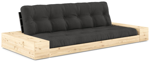 Schlafsofa Ausziehsofa BASE mit Seitenkästen Kiefer massiv lackiert Karup