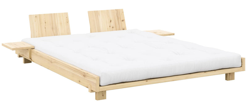 Massivholzbett Futonbett SOCIAL BED Kiefer natur in 3 Größen von Karup