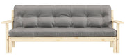 Schlafsofa UNWIND Polster Grey Sofagestell Kiefer massiv