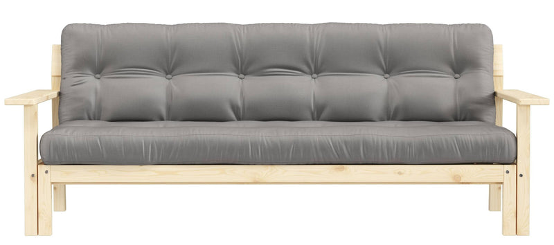 Schlafsofa UNWIND Polster Grey Sofagestell Kiefer massiv