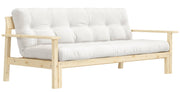 Schlafsofa UNWIND Polster Natural Sofagestell Kiefer massiv