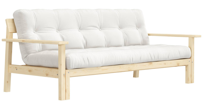 Schlafsofa UNWIND Polster Natural Sofagestell Kiefer massiv