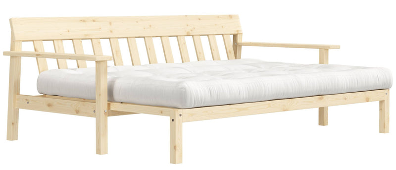 Schlafsofa UNWIND Polster Natural Sofagestell Kiefer massiv
