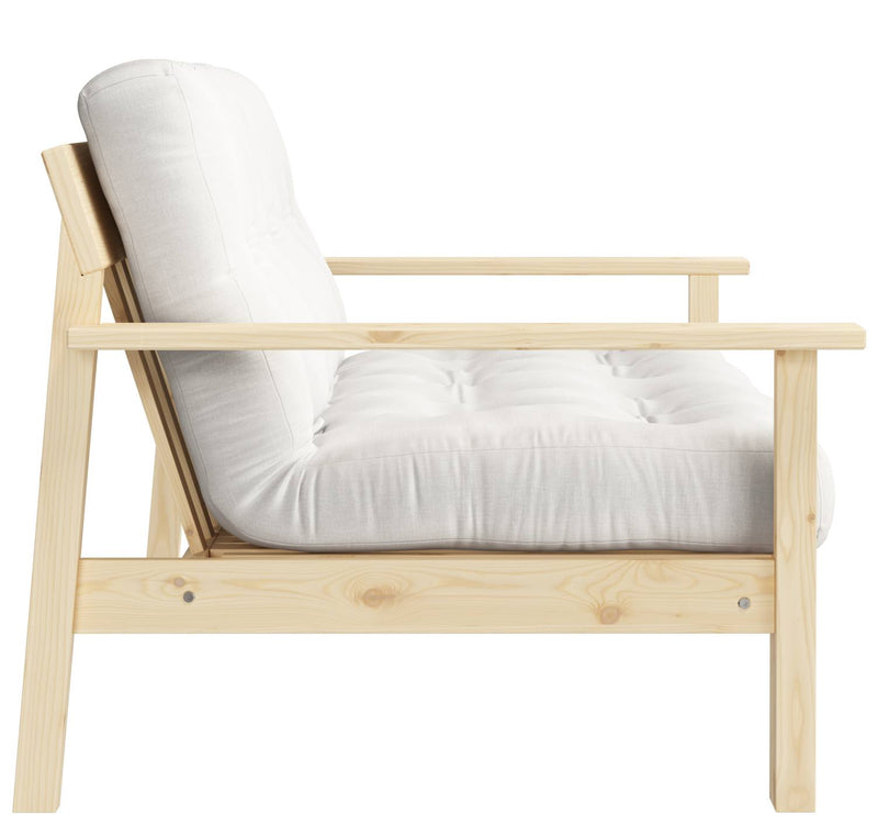Schlafsofa UNWIND Polster Natural Sofagestell Kiefer massiv