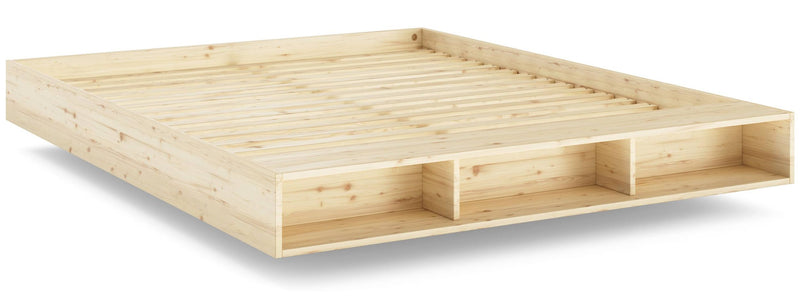 Schwebebett Doppelbett MERGE BED 180 x 200 cm Kiefer massiv