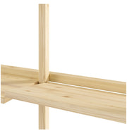 Regal GROOVE SHELVING Kiefer Natur unbehandelt in 3 Größen von Karup