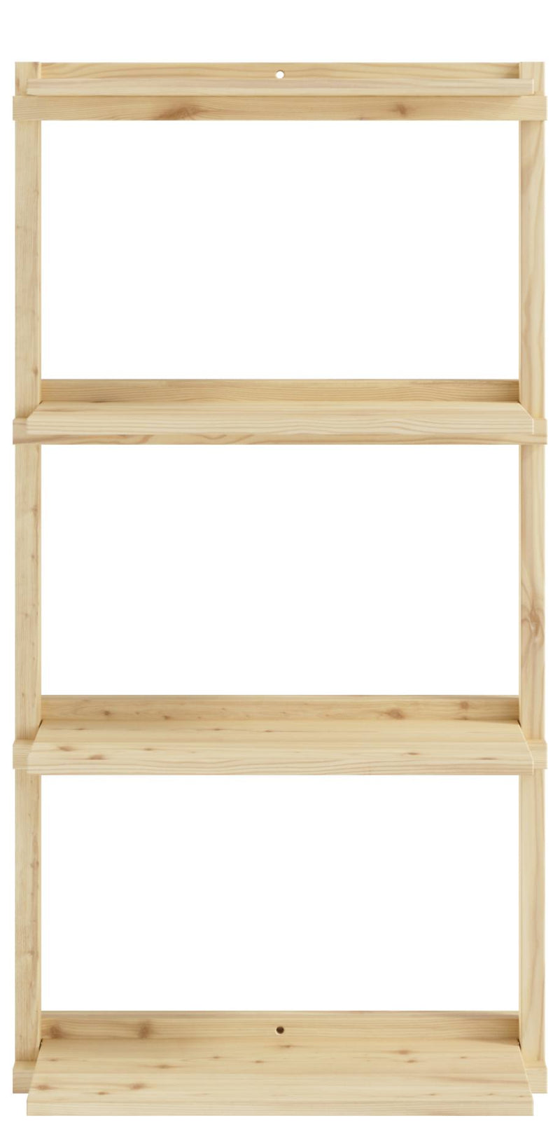 Regal GROOVE SHELVING Kiefer Natur unbehandelt in 3 Größen von Karup