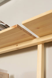 Regal GROOVE SHELVING Kiefer Natur unbehandelt in 3 Größen von Karup
