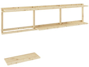 Regal GROOVE SHELVING Kiefer Natur unbehandelt in 3 Größen von Karup