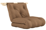 HOOKED 75 Matratze Polster Mocca zum Sitzen Schlafen Karup