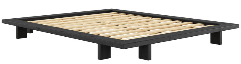 Karup JAPAN Bett Futonbett Bettrahmen JAPAN Kiefer schwarz 160 x 200