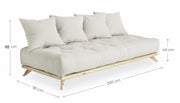 KARUP Sofa SENZA DAYBED Liege Tagesbett Kiefer 90 x 200 Polstzer Beige