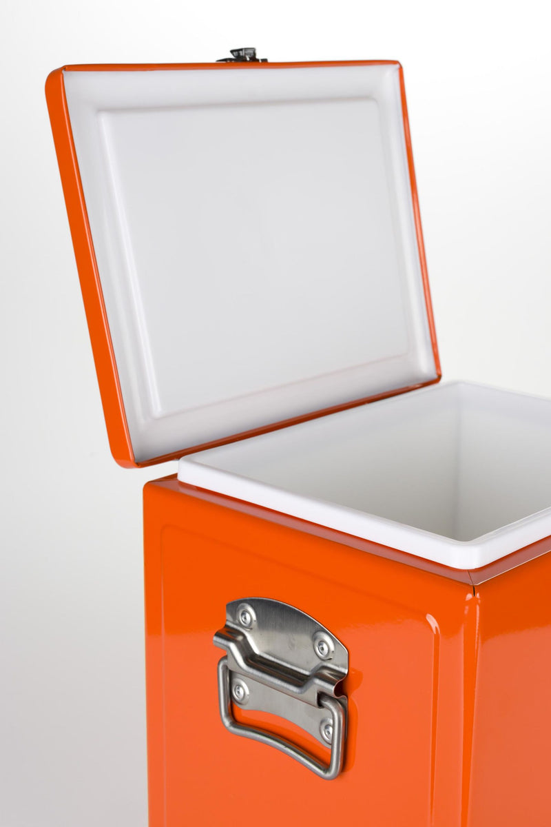 ZUIVER Cooler Be Cute Orange Getränkekühler Kühlbox mit Flaschenöffner