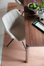 Design Esstisch STORM Walnuss 160 x 90 cm von Zuiver Esche lackiert
