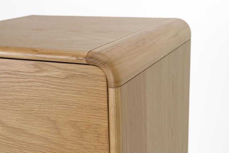 Schrank Kommode RISE Natural von ZUIVER mit 5 Schubkästen