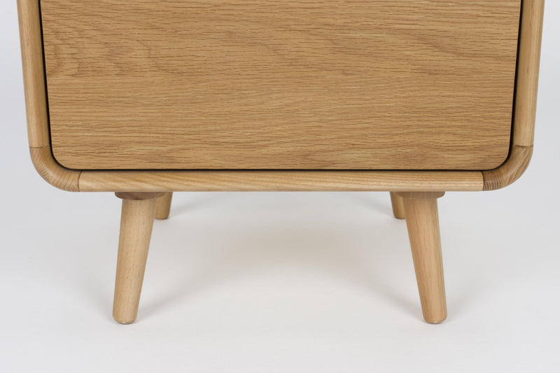 Schrank Kommode RISE Natural von ZUIVER mit 5 Schubkästen