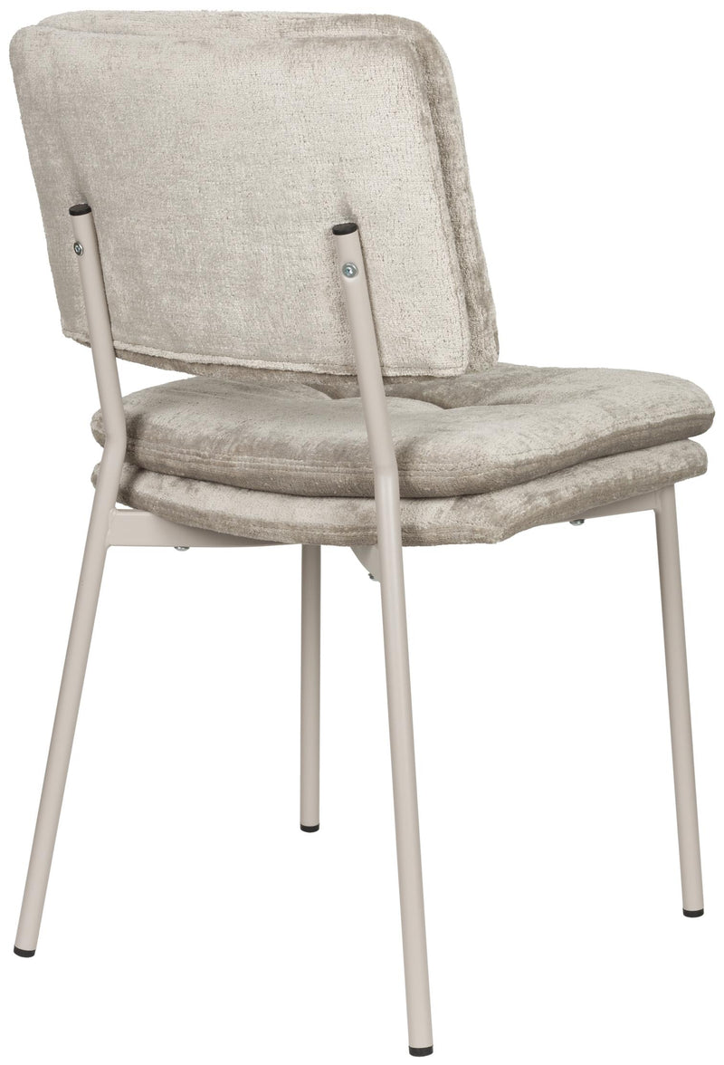 Stuhl Esszimmerstuhl FRANCK Stoff Grau oder Beige