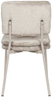 Stuhl Esszimmerstuhl FRANCK Stoff Grau oder Beige