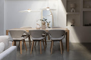 Design Esstisch STICKS 180 x 90 cm von Zuiver Esche lackiert