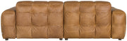 HACKMAN 3-Sitzer Sofa Echtleder Cognac von DUTCHBONE