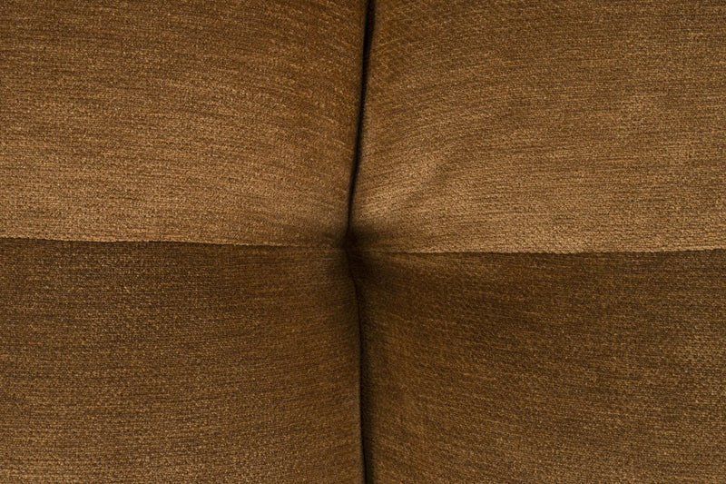 HACKMAN 3-Sitzer Sofa Velours Cognac von DUTCHBONE