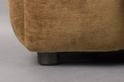 HACKMAN 3-Sitzer Sofa Velours Cognac von DUTCHBONE