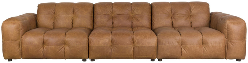 HACKMAN 4,5-Sitzer Sofa Echtleder Cognac von DUTCHBONE