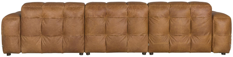 HACKMAN 4,5-Sitzer Sofa Echtleder Cognac von DUTCHBONE