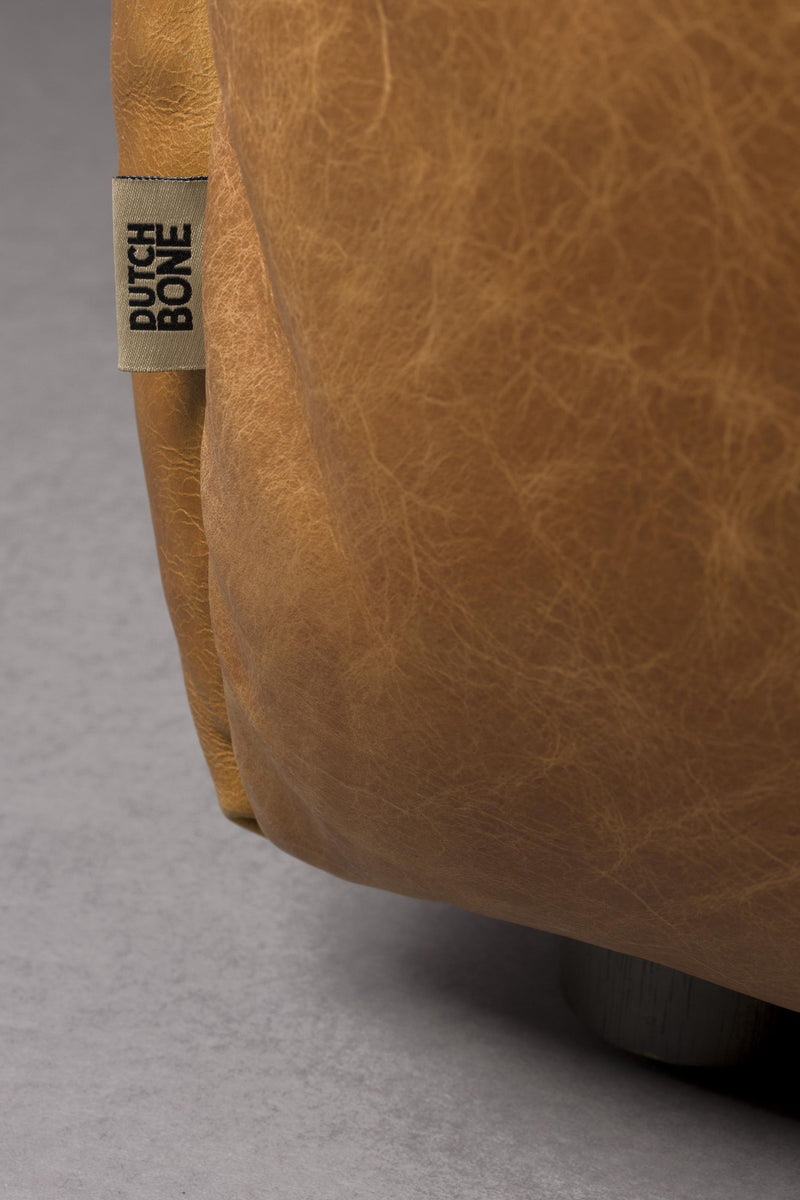 HACKMAN 4,5-Sitzer Sofa Echtleder Cognac von DUTCHBONE