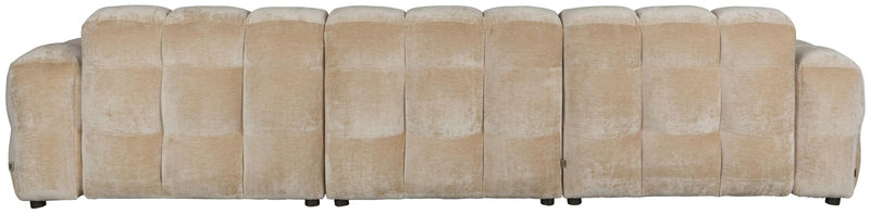 HACKMAN 4,5-Sitzer Sofa Velours Beige von DUTCHBONE