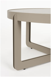 Couchtisch CENTRE Rund Beige von Zuiver 68 x 68 cm 