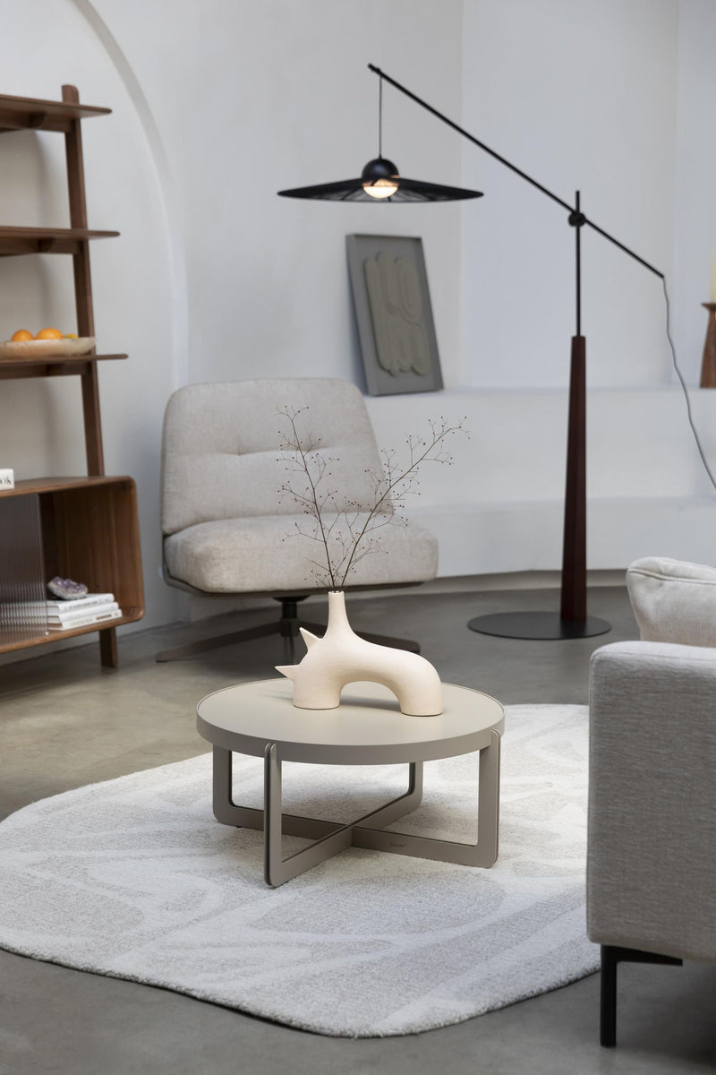 Couchtisch CENTRE Rund Beige von Zuiver 68 x 68 cm 
