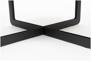 Couchtisch CENTRE RUND Schwarz von Zuiver 68 x 68 cm 