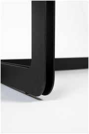 Couchtisch CENTRE RUND Schwarz von Zuiver 68 x 68 cm 