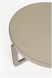 Couchtisch CENTRE Rund Beige von Zuiver 68 x 68 cm 