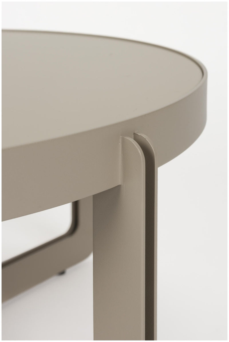 Couchtisch CENTRE Rund Beige von Zuiver 68 x 68 cm 