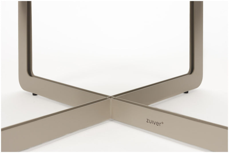 Couchtisch CENTRE Rund Beige von Zuiver 68 x 68 cm 