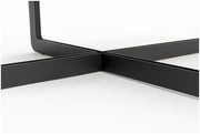 Couchtisch CENTRE OVAL Schwarz von Zuiver 102 x 68 cm 