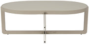 Couchtisch CENTRE OVAL Beige von Zuiver 102 x 68 cm 