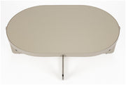 Couchtisch CENTRE OVAL Beige von Zuiver 102 x 68 cm 