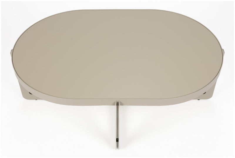 Couchtisch CENTRE OVAL Beige von Zuiver 102 x 68 cm 