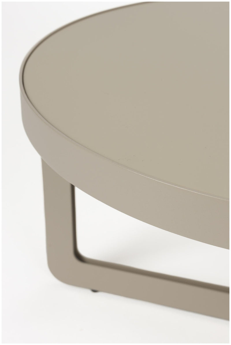 Couchtisch CENTRE OVAL Beige von Zuiver 102 x 68 cm 