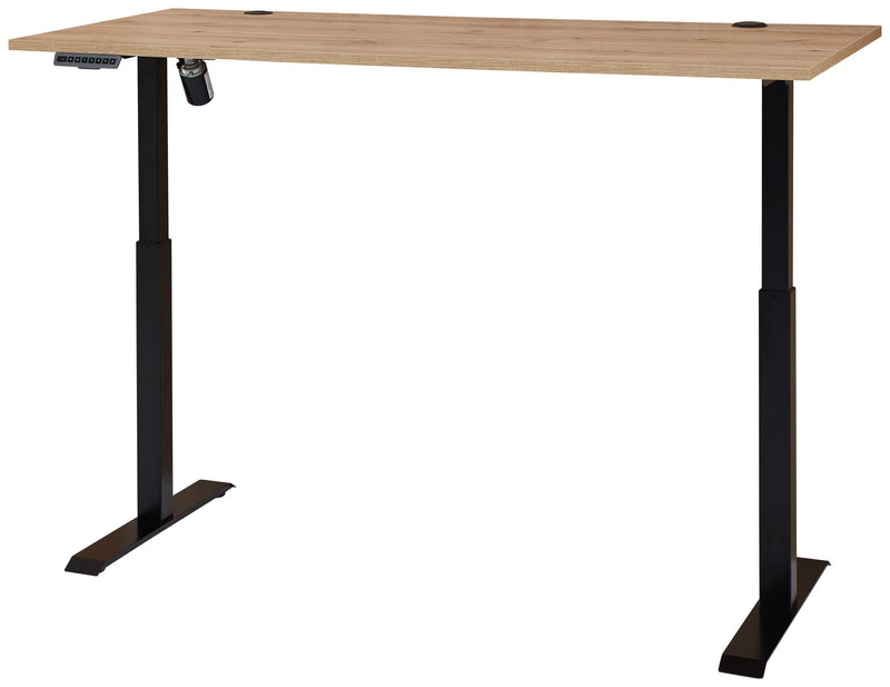 Höhenverstellbarer Schreibtisch SONOS Altesche furniert - 160 x 77 cm