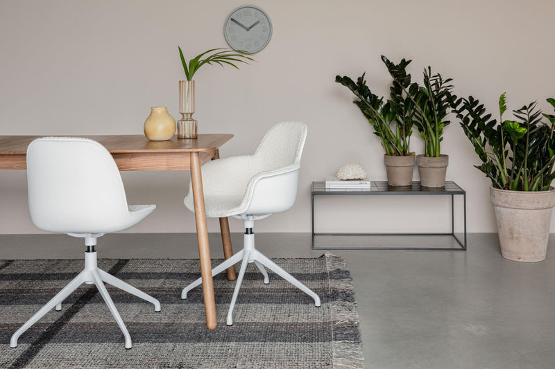 Esstisch GLIMPS von ZUIVER 180 x 90 ausziehbar Eiche furniert