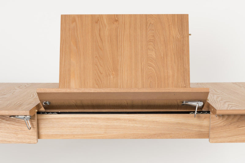 Esstisch GLIMPS von ZUIVER 180 x 90 ausziehbar Eiche furniert