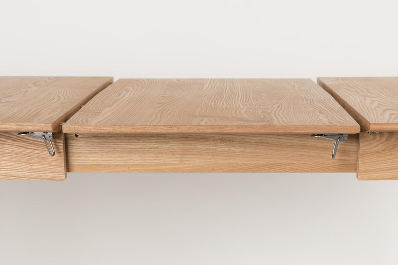 Esstisch GLIMPS von ZUIVER 180 x 90 ausziehbar Eiche furniert