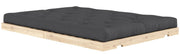 Schlafsofa FLIP Sofa Bett Kiefer massiv unbehandelt Polster Dark Grey Klappcouch von Karup