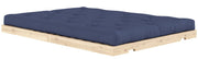 Schlafsofa FLIP Sofa Bett Kiefer massiv unbehandelt Polster Navy Blue Klappcouch von Karup