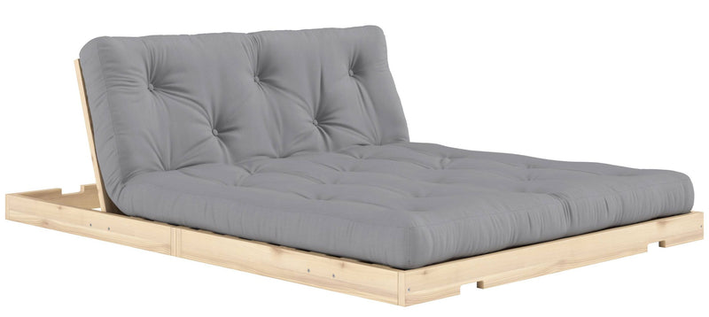 Schlafsofa FLIP Sofa Bett Kiefer massiv unbehandelt Polster Grey Klappcouch von Karup