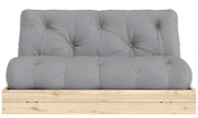 Schlafsofa FLIP Sofa Bett Kiefer massiv unbehandelt Polster Grey Klappcouch von Karup